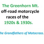 1920s & 1930s Greenhorn motorcycle race