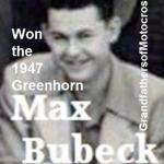1947 00 Greenhorn winner MAX BUBECK. He will win again in 1962, a 2 time winner