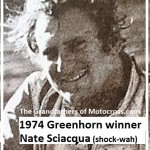 1974 a1 Greenhorn winner Nate Sciacqua