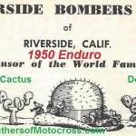 1950 9-17 a2  Riverside Cactus Derby sponsored by Riverside Bombers MC