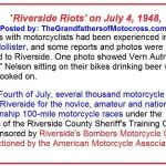 Riverside MC and Riverside Riots, Hollister