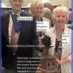2017 L1 TrailBlazers Dick Hammer Award to Dave Ekins, Paula