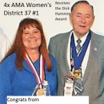 2017 k11a 2013 Lori Conway 4x AMA womens district 37 no.1