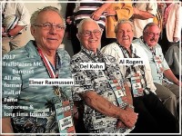 2017 k11b TrailBlazers Hall of Famers Rasmussen, Kuhn, Rogers