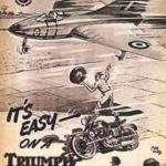 TrailBlazers 1940 1g Triumph cartoon by Alex Oxley (1)