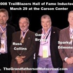 TrailBlazers 2008 a5 Inductees, Stu Peters, Russ Collins, Gary Bryson, Sparky Edmonston