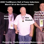 TrailBlazers 2008 a6 Inductees, CH Wheat, Steve Hurd, Kim Kimball, Dennis Mahan