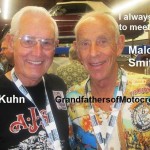 TrailBlazers 2009 a3d in 2012 Malcolm Smith & Del Kuhn, both AMA. 100th anniversary Motorcyclist mag finally meet (2)