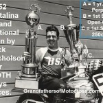 Nick Nicholson, TrailBlazers 2015 a12c in 1952 Nick Nicholson Catalina trophy collection