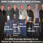 Trailblazers 2006 a4 banquet JN Roberts, Bud Ekins, Ron Nelson, Larry Roeseler, Dave Ekins
