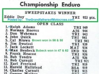 1957 6-1a8 Eddie Day Greenhorn wins & results, Ralph Adams, Norman Reeves