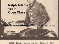 1957 6-1a9 Greenhorn, Ralph Adams wins 1st Open class, same as 2nd