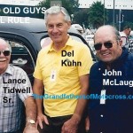 1957 6-1c NOT but 1989 Lance Tidwell Sr.,1957 widecar winner, with Del Kuhn & John McLaughlin