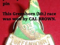 1958 0-0c The participants Greenhorn pin