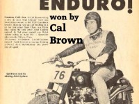 1958 6-0 a1 Greenhorn Enduro won by Cal Brown