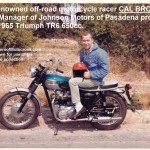 2015 5-0 pg 6c 1965 Cal Brown Service Mgr. of Johnson Motors on new Triumph