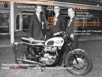 2015 5-0 pg 6d 1965 Cal Brown of Johnson Motors Triumph Dealers Meeting