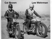 Hare & Hound Checkers MC a2 1957, a National, CAL BROWN & LEE WEHRMAN