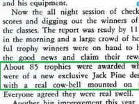 Jack Pine 1957 9-2 a11a Jack Pine Enduro, cow bell trophy