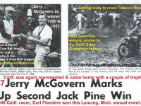 Jack Pine 1957 9-2 a3a Jack Pine, Jerry MCGovern won & 1957, here Oscar Lenz