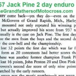 Jack Pine 1957 9-2 a6 Jack Pine Enduro, Jerry McGovern