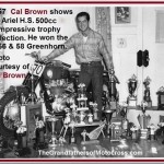 1965 Ariel cycle story by Cal Brown, Cal Brown with an Ariel Cyclone 500cc
