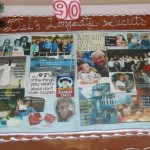 Dels 90th birthday cake