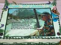 Dels 90th bday cake