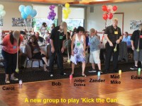 Kick the can, group 2 Carol, Bob, Zander, Mike, Edward