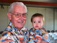 Logan says thank you for being the best grandpa ever. Del & Logan