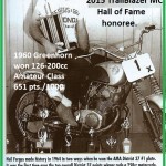 1960 Greenhorn r30 Neil Fergus wins Amateur 126-200 cc & 2015 TrailBlazers HoF