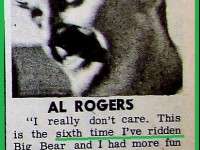 1961 Al Rogers & Big Bear personal quote