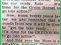 1962 Greenhorn a5 PIT STOP article by Lynn Wineland