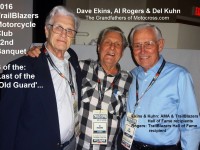 2016 a14 AMA & TrailBlazer HoF, Del Kuhn, Al Rogers & Dave Ekins