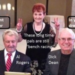 Al Rogers & Dick Dean still friends & still bench racing