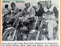 1961 Greenhorn 24c BILL KEEN, DEE LOWER 4 Floyd Burk & RALPH ADAMS win trophy