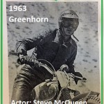 1963 Greenhorn a12 actor Steve McQueen on Triumph