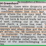 1964 Greenhorn z46, some drop outs, then got tougher..