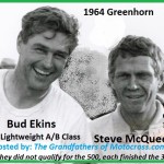 1964 Greenhorn z9 pals Bud Ekins & actor Steve McQueen