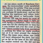 1966 r18 Greenhorn, fans on road help push uphill