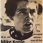 1966 r21c 18 yr. old MIKE KONLE won 1963 Greenhorn