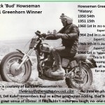 1966 r24b Greenhorn SUNDAY BUD HOWSEMAN & his GH history