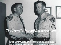 1966 r46 The new Sgt. Del Kuhn sworn in by Capt. in South L.A.