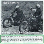 1966 r5 Greenhorn riders stop to check speedometers