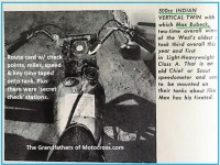 1966 r7a Greenhorn Max Bubeck timing device & route card