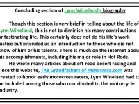 Bio of Lynn Wineland a20 The End