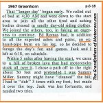 1967 C14 Greenhorn, Ed Romas, inspired Ekins pretended to be SAMMY MILLER