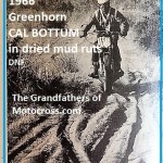 1967 C37c Greenhorn, CAL BOTTUM 4th, in 1966 Greenhorn dried mud ruts