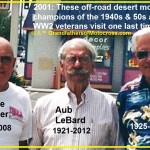 1967 s14 but 2001 Off Road champions George Gunther, Aub LeBarb & Del Kuhn visit