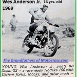 1969 Greenhorn M59 of Wes Anderson Jr. 16 yrs old but at other event